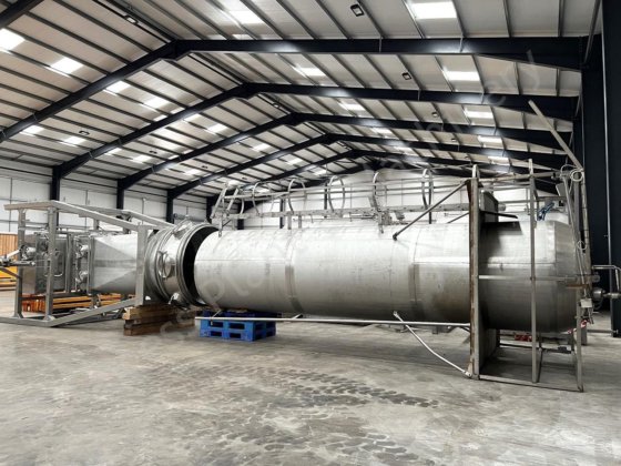 带磨机的切达干酪立式圆筒凝乳塔