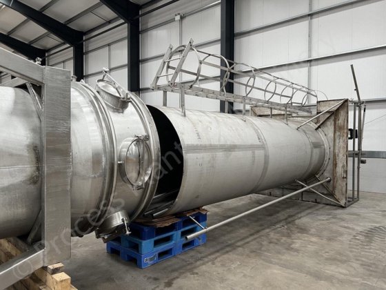 带磨机的切达干酪立式圆筒凝乳塔