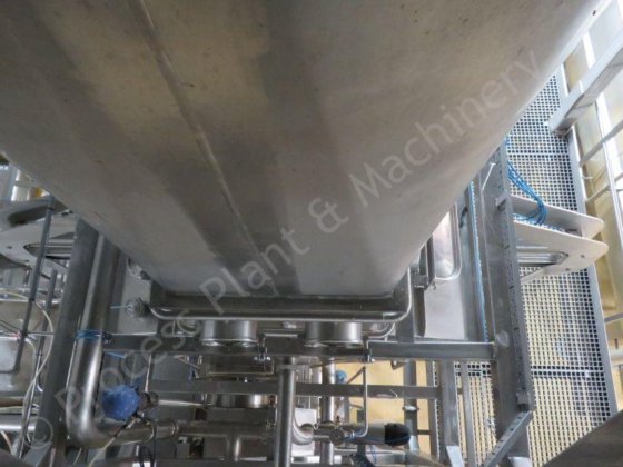 带磨机的切达干酪立式圆筒凝乳塔