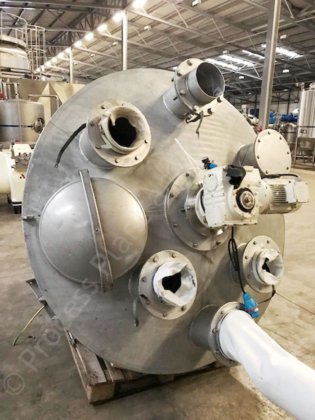 1,500リットルV型ステンレス製パウダーミキサー ブレンダー