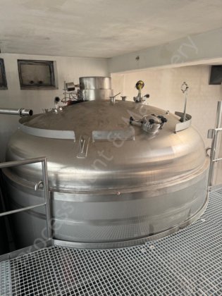 60,000 L シュワルテミルフォー 超清浄無菌ジャケットタンク ボトムエントリーミキサー付