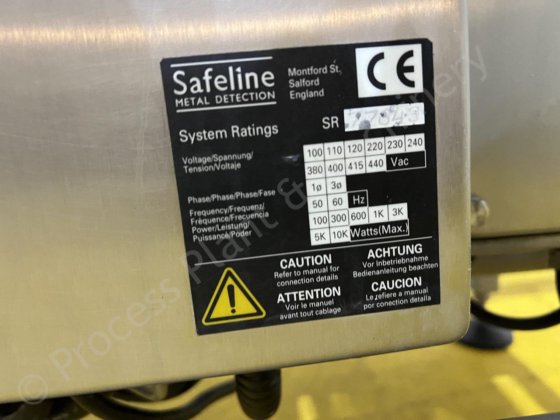 セーフライン・シグネチャー・リジェクト機能付きツインヘッド金属探知機