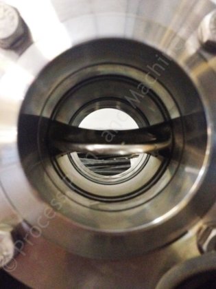 Válvula borboleta higiênica acionada por