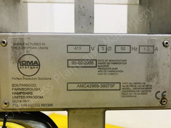 Loma IQ2 リジェクトシステム付きツインヘッド金属探知機