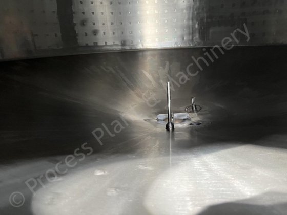 10,000Lステンレススチールジャケット付き垂直貯蔵タンク（サイドエントリー型ミキサー付き