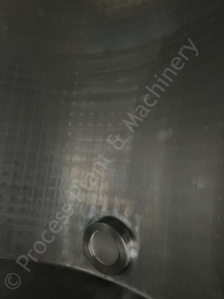 10,000Lステンレススチールジャケット付き垂直貯蔵タンク（サイドエントリー型ミキサー付き