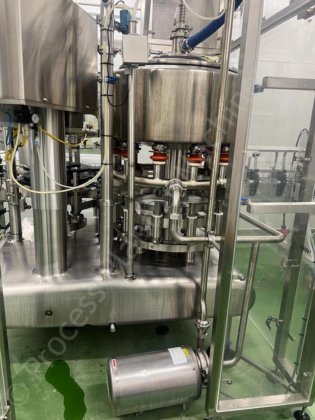 2014 フェデラル 12-4 ガラス・プラスチック回転式充填ライン -