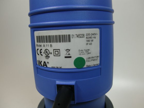 IKA A 11 基本分析磨