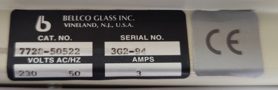 Bellco 孵化器带滚筒装置