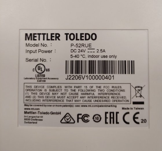 梅特勒托利多 P-52RUE 打印机