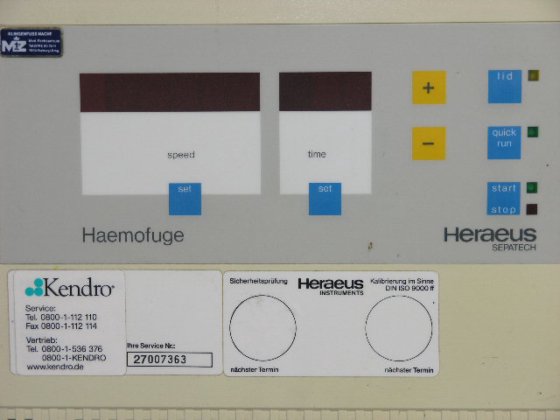 Emofuga Heraeus Kendro