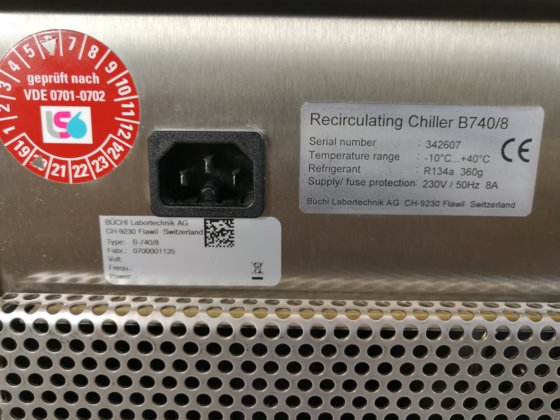 Büchi B-740/8 循环冷却器