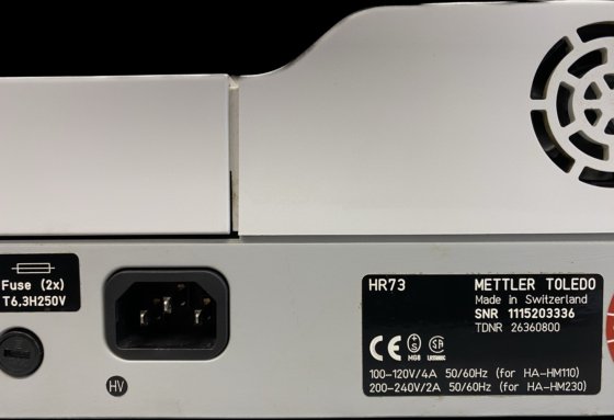 梅特勒-托利多 HR73 湿度平衡仪