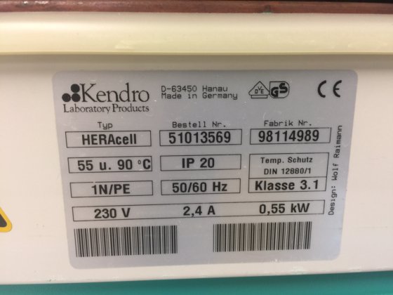 Thermo Heraeus HeraCell150 CO2 培养箱（带铜质培养室