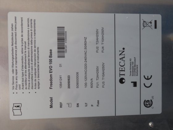 Tecan Freedom Evo 100 移液台