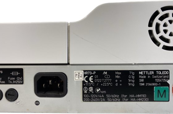梅特勒-托利多 HR73-P 水分平衡仪