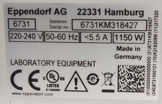 2 个新的 Eppendorf CellXpert C170i