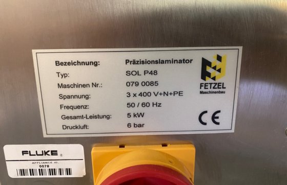 Fetzel 精密层压机 SOL P48