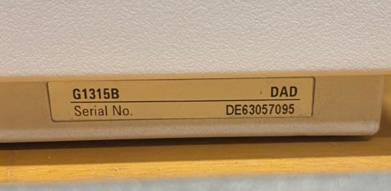 安捷伦 1200 HPLC 系统（含 DAD、井板取样器、计算机、软件、服务报告