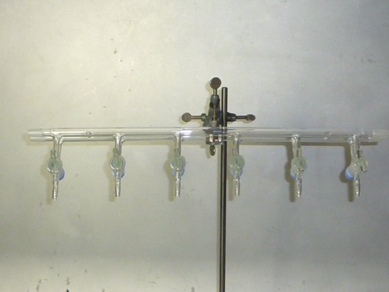 双线真空歧管 6 端口