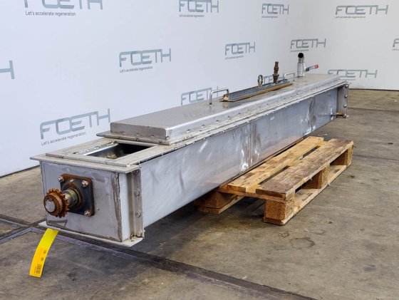 Horizontal screw conveyor