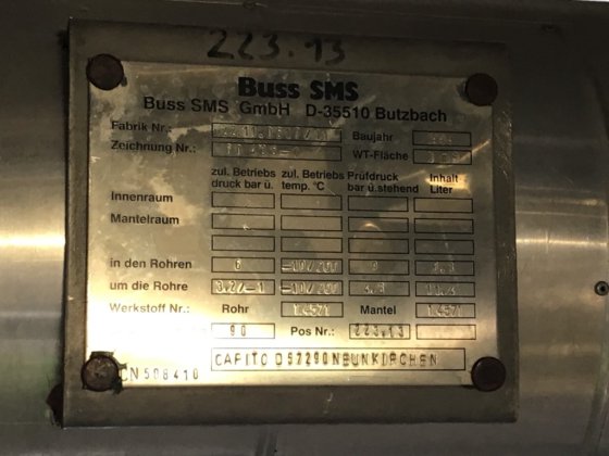 Buss-SMS - Shell and tube