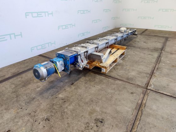 "inclined" Vertical screw conveyor