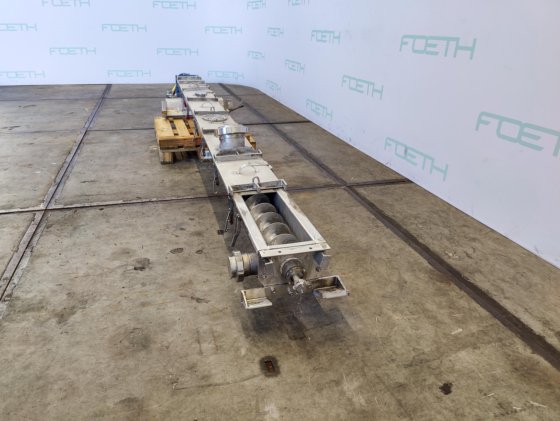 "inclined" Vertical screw conveyor