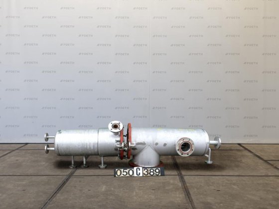 1,5m² Shell and tube heat