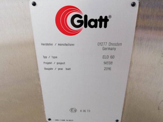 Glatt ELD-60 - Machine de