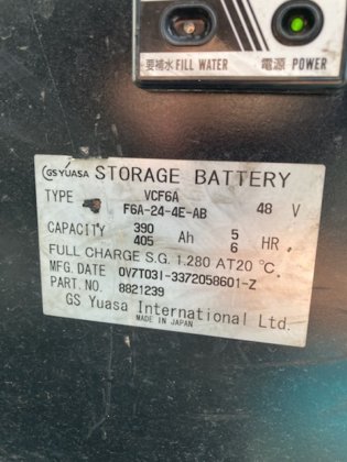 バッテリー(カウンター) 2018年式 2トン