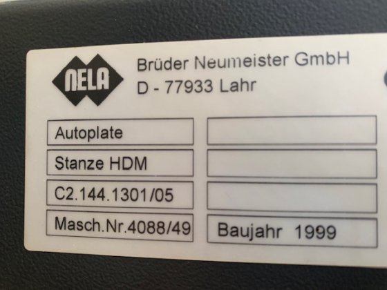 海德堡钣金冲床