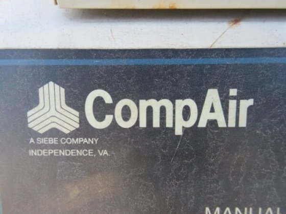 CompAir Hydrovane, rotary air compressor, 460 V Baldor motor in Orange ...