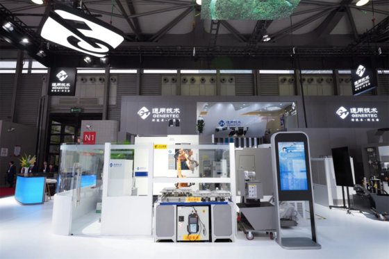 A625 新エネルギーモーターシャフト自動生産ライン加工・検査ユニット