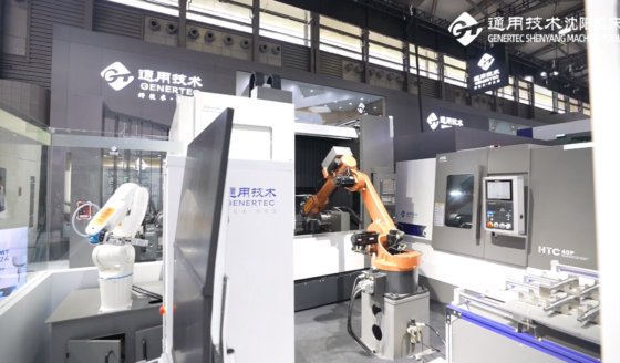 A625 新エネルギーモーターシャフト自動生産ライン加工・検査ユニット