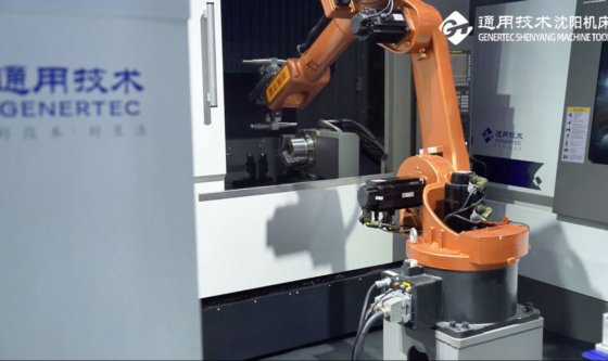 A625 新エネルギーモーターシャフト自動生産ライン加工・検査ユニット