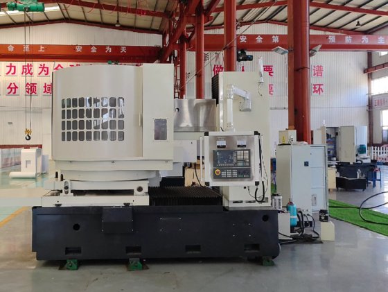 ローータリー丸いテーブルHDMK380CNC水平表面磨き機