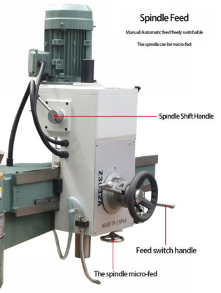 ユニバーサルラジアルドリル Z3725 機械式速度変更 油圧ラジアルボール盤