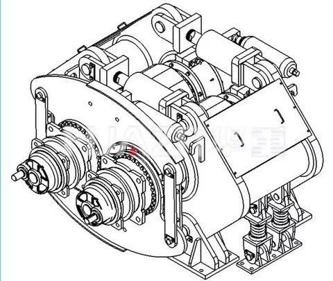 DHM系列钢渣用高压辊磨机