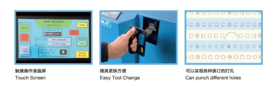Automatic Office Paper Punching Machine with Quick Die Change Computer ...