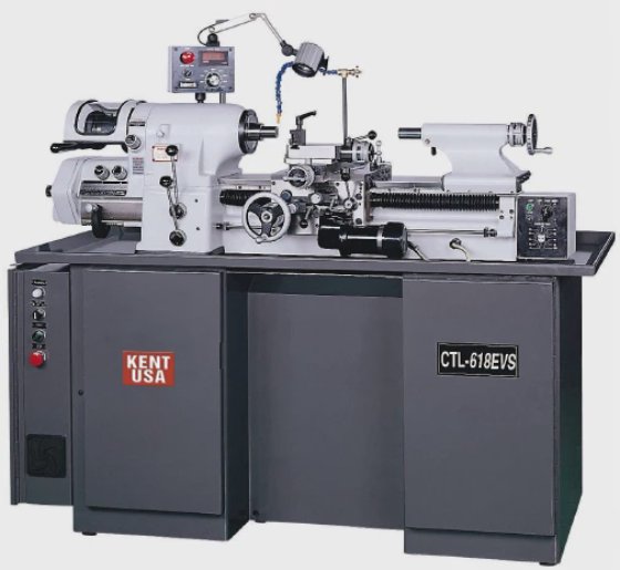 Kent CTL-618EVS Precision Toolroom Lathe