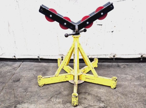 SUMNER MAX-JAK 781400 MOBILE PIPE STAND WITH V-HEAD LOAD CAP. 2500 LBS ...
