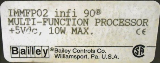 BAILEY CONTROLS, MULTI FUNCTION PROCESSOR,