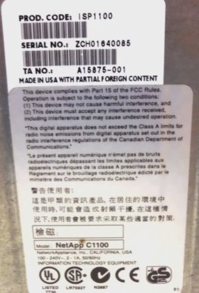 NETWORK APPLIANCE NETCACHE NETAPP SYSTEM,