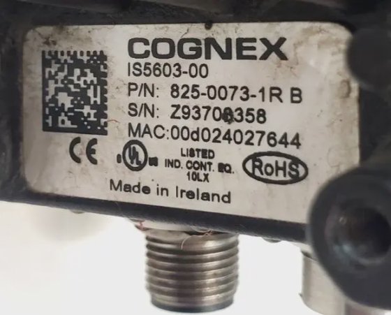 COGNEX IN SIGHT VISION SENSOR