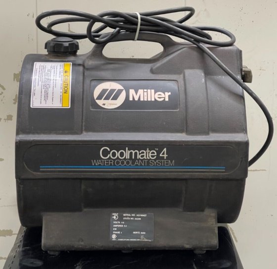 MILLER COOLMATE 4 WELDER WATER COOLING COOLER CIRCULATER PUMP KG160427