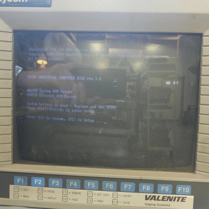 XYCOM Automation Operator Interface Screen