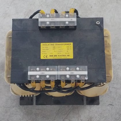 DEA SAE Isolating Transformer, 480V Input, 220V Output, 3 Phase, 22kva ...