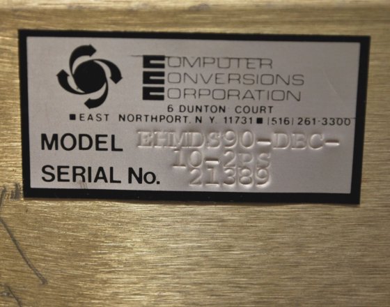Computer Conversions Corp. EHMDS90-DBC-10-2PS, Encoder