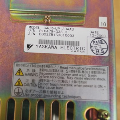 YASKAWA CACR-UP130AAB Robot Servo Drive